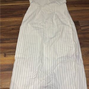 NWT white striped dress.  Size smalll